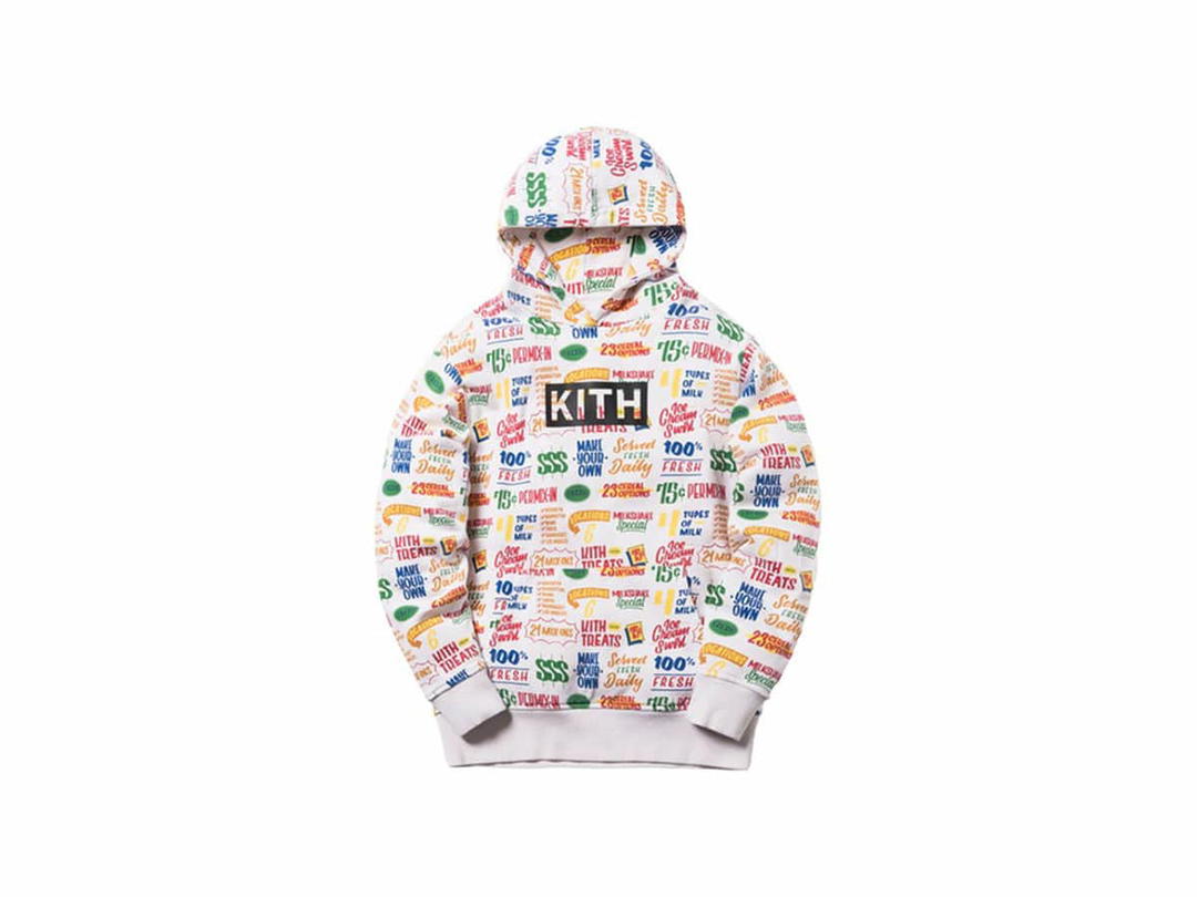 Kith Kith Treats Circular Hoodie White