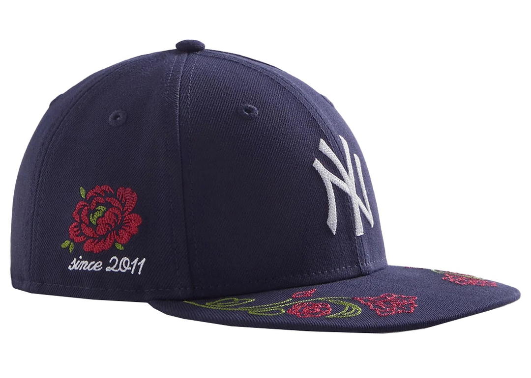 Kith Kith x New Era For Yankees Floral Chainstitch 59Fifty Low Profile Nocturnal