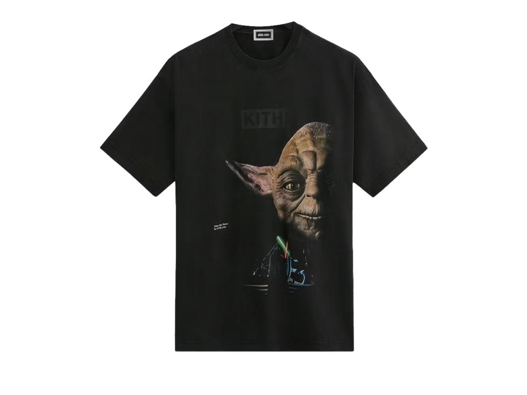 Kith Kith x Star Wars Yoda Vintage Tee Black