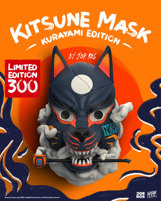 Mighty Jaxx Kitsune Mask (Kurayami Edition) ft. Jor Ros by Mighty Jaxx - view 1