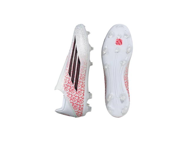 adidas adidas F50 Lamine Yamal League Laceless Fg/Mg Ftwr White - view 3