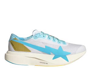 Buy adidas X Bape Adizero Evo SL Cloud White Gold Metallic Off White at Sasom – Authentic and Ready to Ship