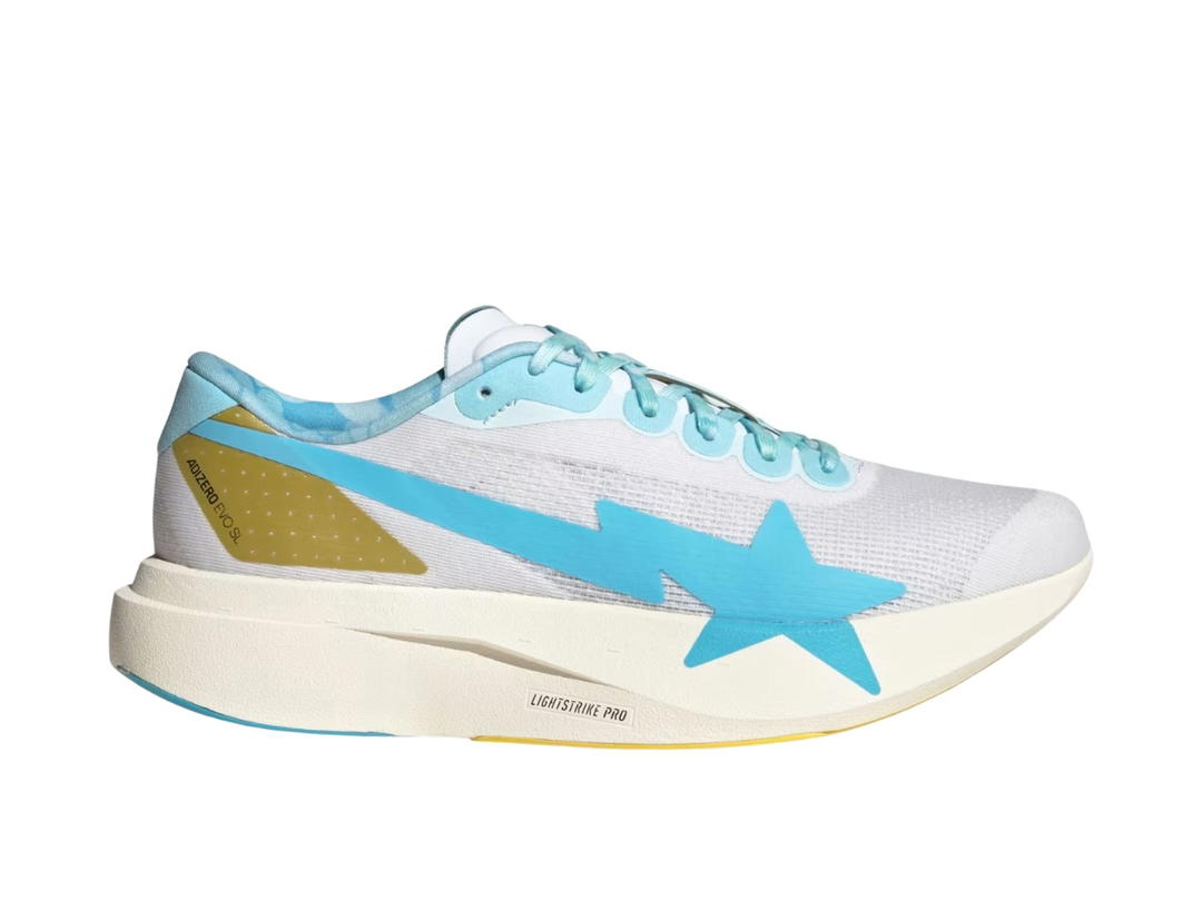 adidas adidas X Bape Adizero Evo SL Cloud White Gold Metallic Off White