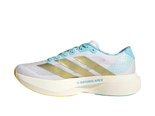 adidas adidas X Bape Adizero Evo SL Cloud White Gold Metallic Off White - view 2