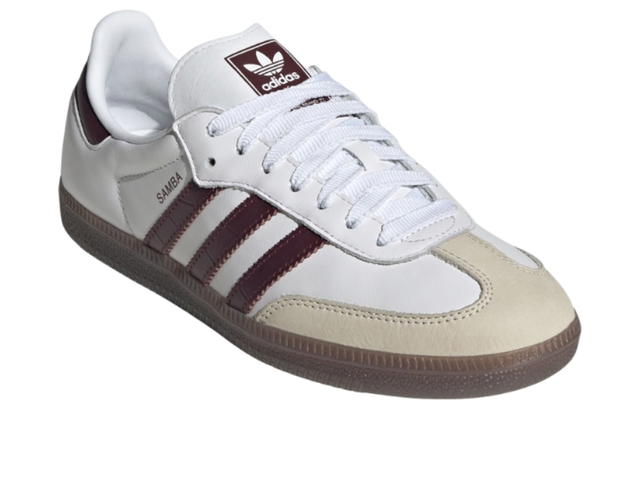 adidas adidas Samba OG Shoes Cloud White Maroon Gum (Women's) - view 4