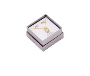 Buy Kate Spade Pave Present Pendant And Studs Boxed Clear/Gold at Sasom – Authentic and Ready to Ship
