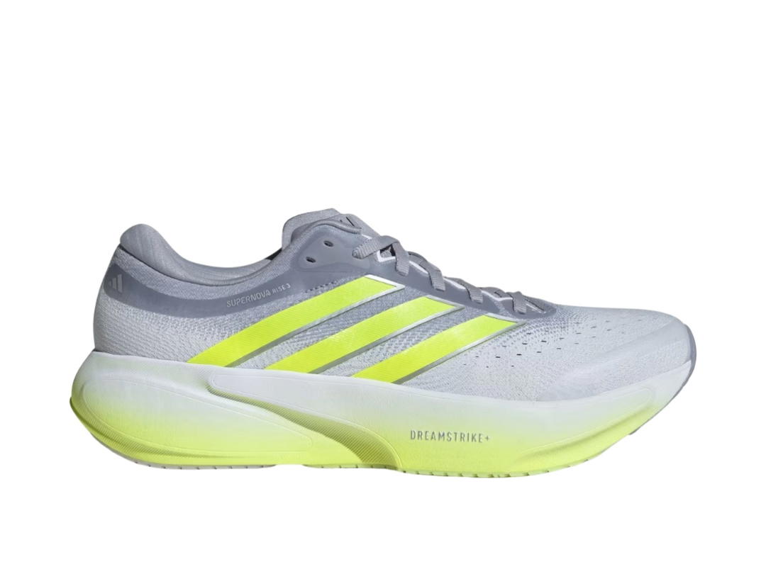 adidas adidas Supernova Rise 3 Running Shoes Halo Silver Solar Yellow Cloud White