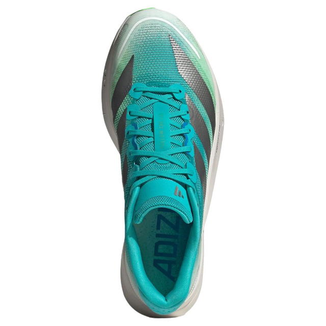 adidas adidas Adizero Boston 13 - Clear Water Green/Bright Metal Iron Gray/Light Gray - view 4