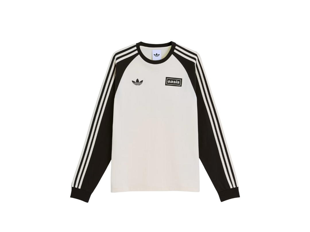 adidas adidas x Oasis Tour 3-Stripes Longsleeve Tee Cream White