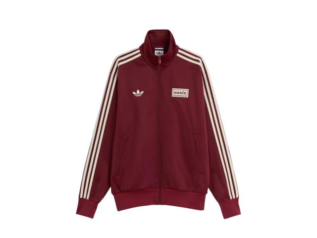 adidas adidas x Oasis Tour Firebird Track Top Noble Maroon - view 1