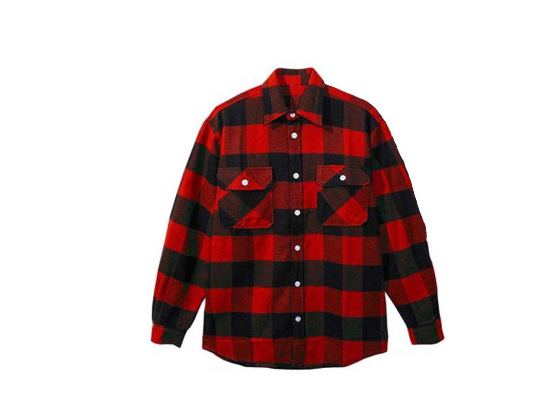 Anti Social Social Club ASSC Kkoch Flannel Shirt Red