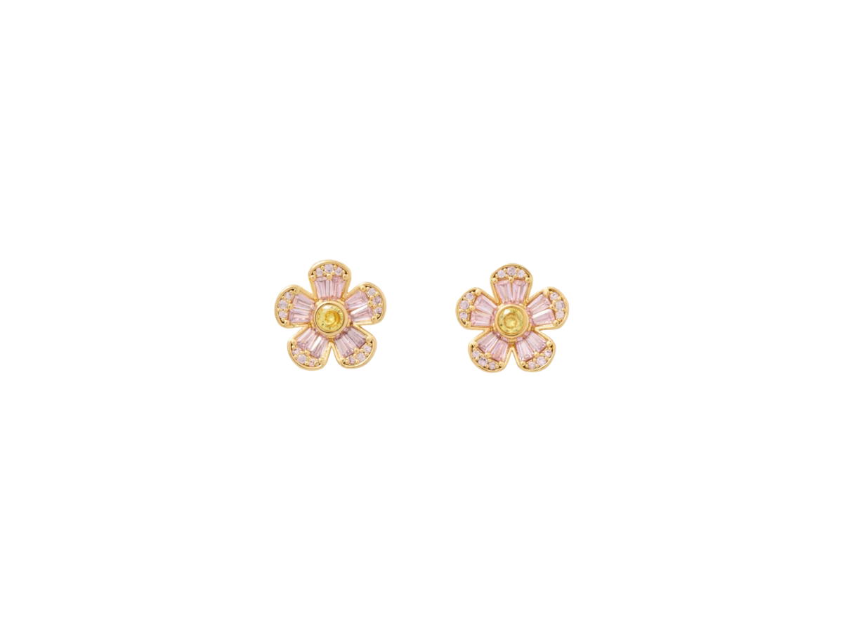 Kate Spade Kate Spade Fleurette Studs Earrings Pink
