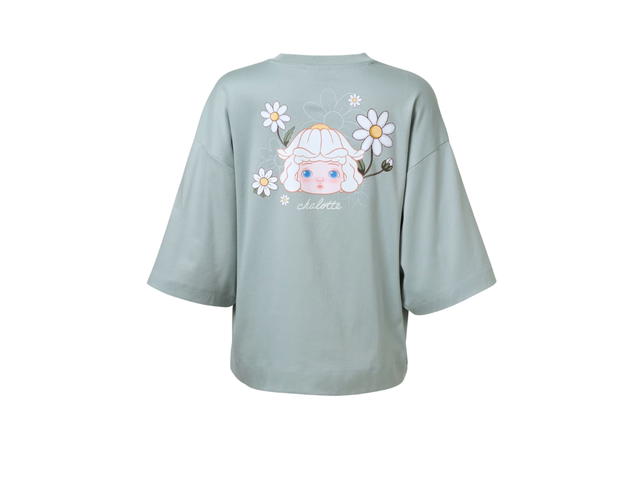 adidas adidas x Mackcha Soft Lux Loose T-shirt Wonder Sage - view 1