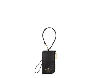 Buy Kate Spade Card Case Lanyard Black at Sasom – Authentic and Ready to Ship
