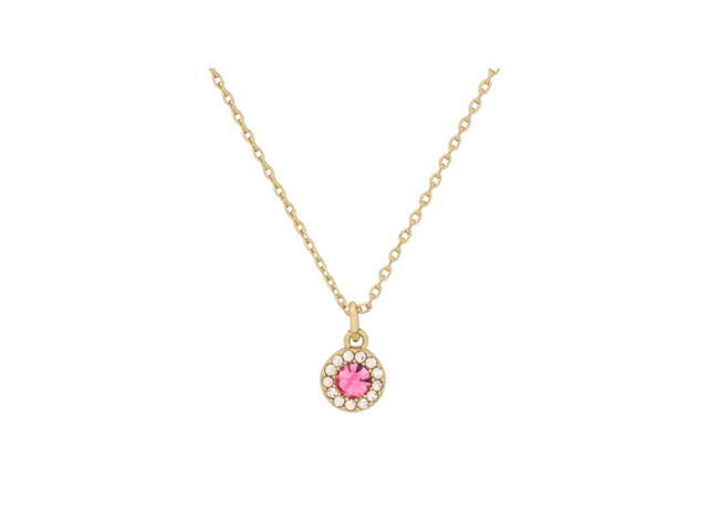 Kate Spade Kate Spade You're A Gem Pave Halo Pendant Light Pink - view 1