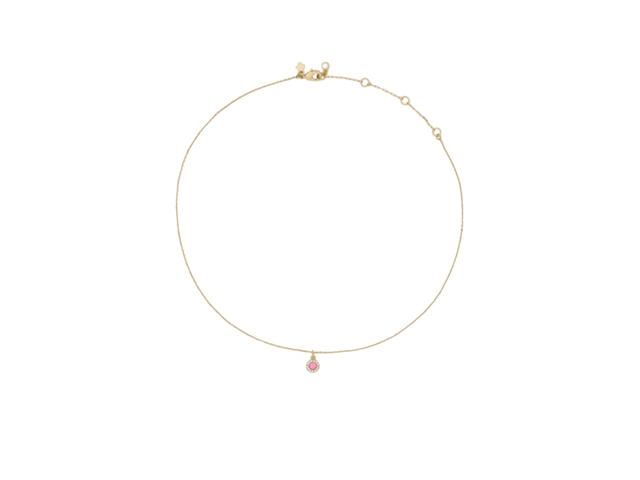 Kate Spade Kate Spade You're A Gem Pave Halo Pendant Light Pink - view 2