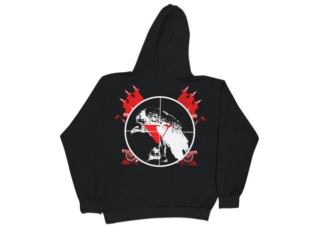 Kodak Black Kodak Black x Vlone 47 Hoodie Black - view 2
