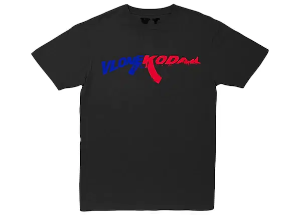 Buy Kodak Black x Vlone 47 T-shirt Black at Sasom – Authentic and Ready to Ship