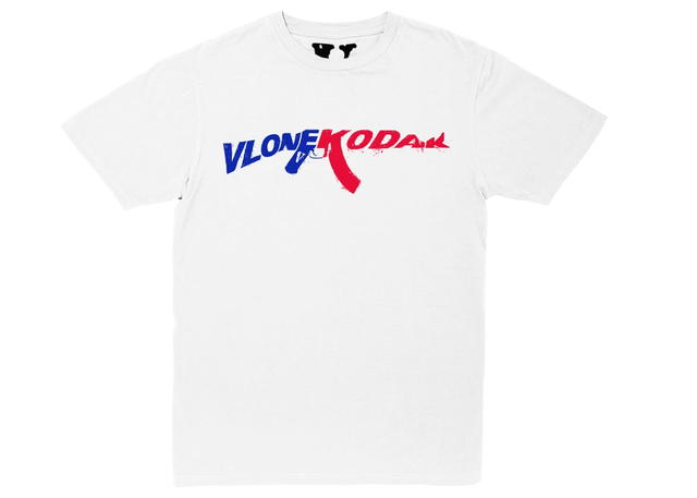 Kodak Black Kodak Black x Vlone 47 T-shirt White - view 1