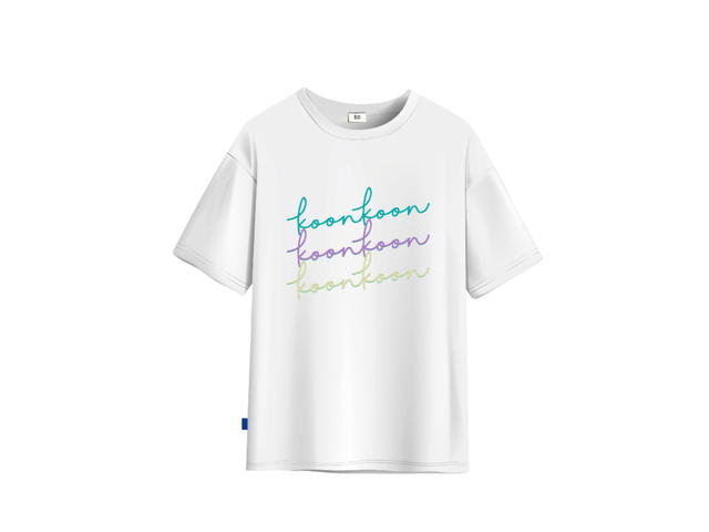 KOON KOON STUDIO KOON KOON เสื้อยืดทรงโอเวอร์ไซส์ รุ่น LOGO T-SHIRT V.1 | สีขาว - view 1