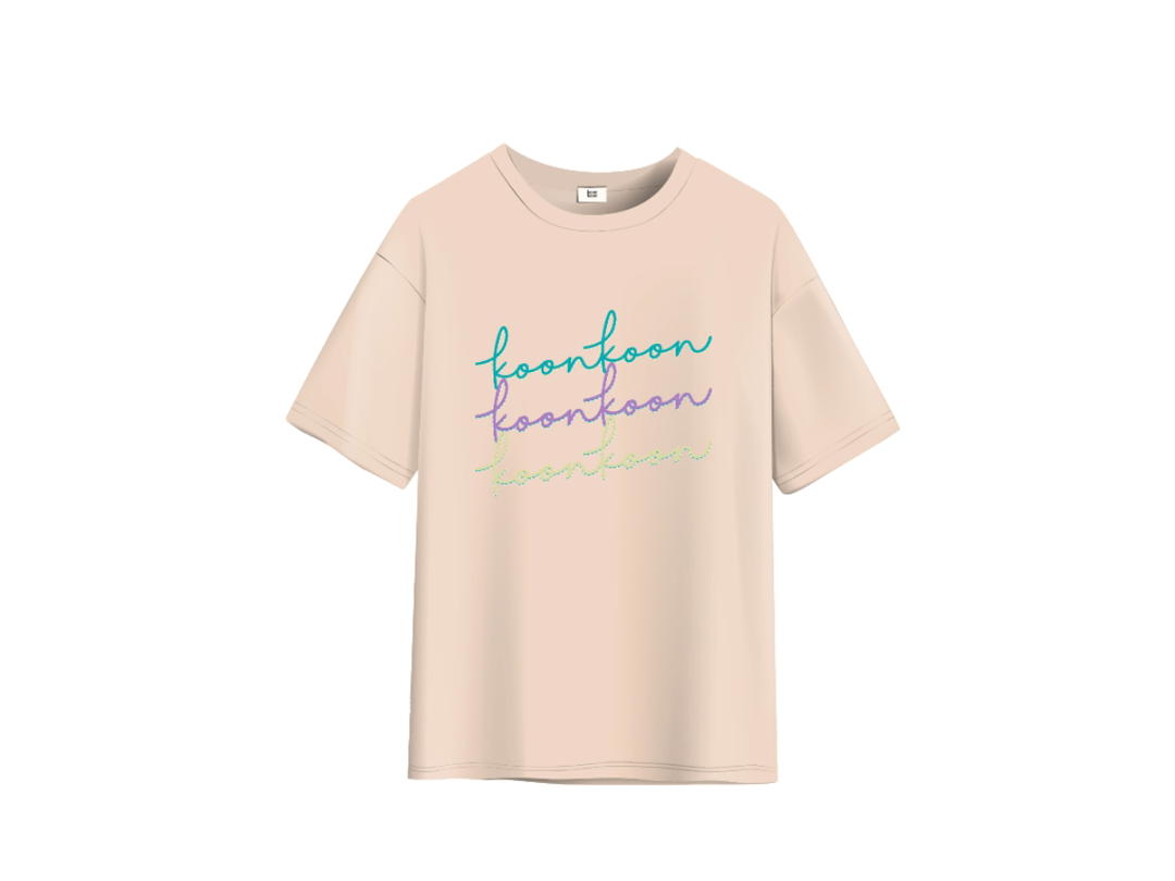 KOON KOON STUDIO KOON KOON เสื้อยืดทรงโอเวอร์ไซส์ รุ่น LOGO T-SHIRT V.1 
