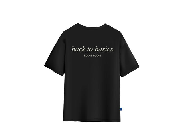 KOON KOON STUDIO KOON KOON เสื้อยืด รุ่น Back to basics ทรงโอเวอร์ไซส์ ไหล่ตกแบบพอดีไซส์ สีดำ - view 2