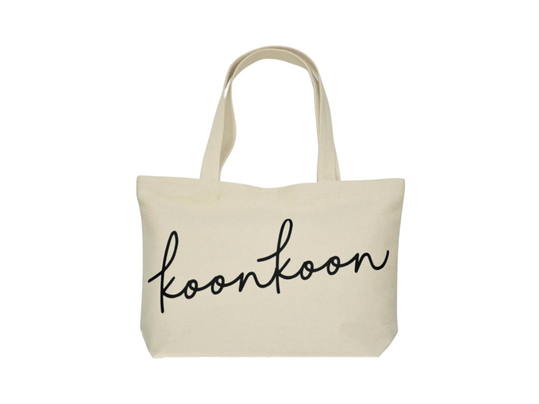 KOON KOON STUDIO KOON KOON The Tote Bag Original Logo สีผ้าแคนวาส