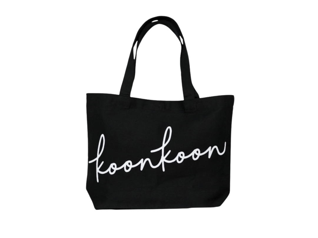 KOON KOON STUDIO KOON KOON The Tote Bag Original Logo สีดำ