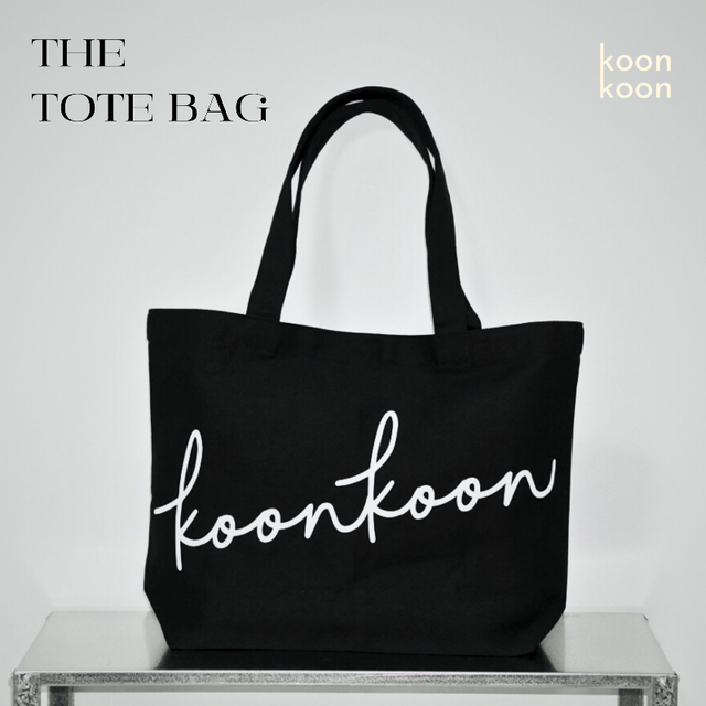 KOON KOON STUDIO KOON KOON The Tote Bag Original Logo สีดำ - view 2