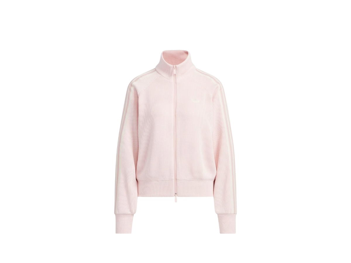 adidas adidas Knit Balloon Track Top Sandy Pink