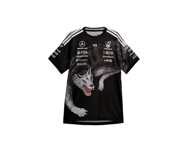 adidas adidas Y-3 Mercedes - Amg Petronas Formula 1 Team Driver Short Sleeve Jersey Black - view 1