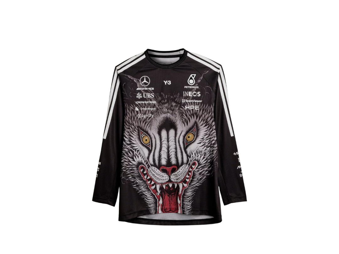 adidas adidas Y-3 Mercedes Driver Jersey Long Sleeve Black