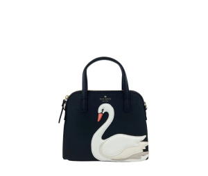 Buy Katespade On Pointe Swan Small Maise Satchel Crossbody Bag Black at Sasom – Authentic and Ready to Ship
