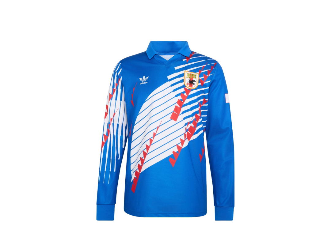 adidas adidas Japan Home Long Sleeve Jersey 1993 Blue