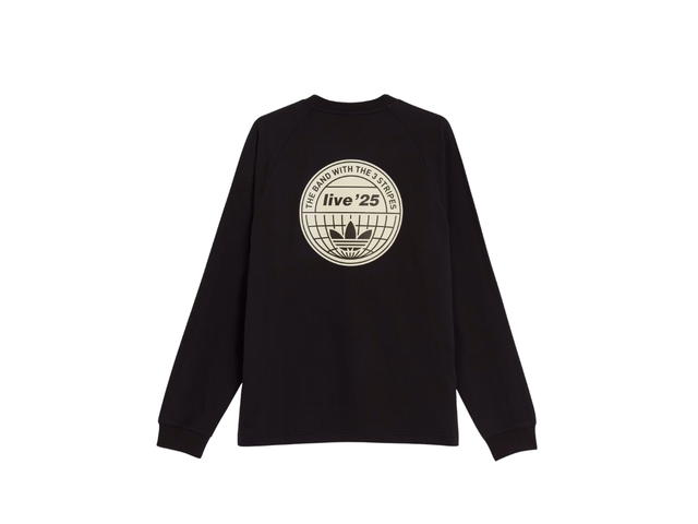 adidas adidas  x Oasis Tour 3-Stripes Longsleeve Te Black - view 2
