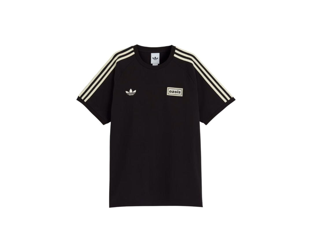 adidas adidas x Oasis Tour 3-Stripes T-Shirt Black
