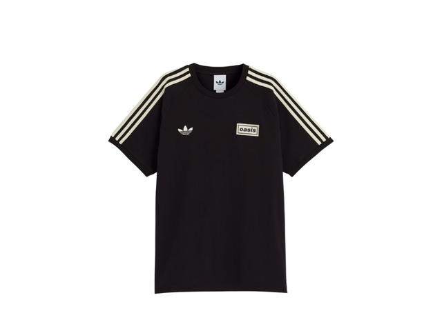 adidas adidas x Oasis Tour 3-Stripes T-Shirt Black - view 1