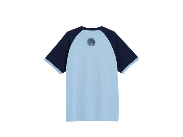 adidas adidas x Oasis Tour 3-Stripes T-Shirt Clear Sky Night Indigo - view 2