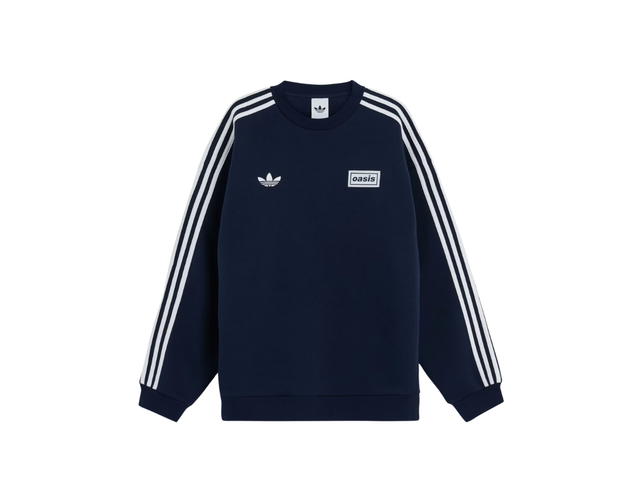 adidas adidas x Oasis Tour Oversized Crew Night Indigo - view 1