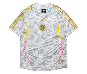 Buy adidas x BAPE Teamgeist Tee White at Sasom – Authentic and Ready to Ship