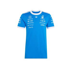 Buy adidas Mercedes-AMG Petronas Formula 1 Team Blue Wonder Driver Jersey Blue Bird White at Sasom – Authentic and Ready to Ship