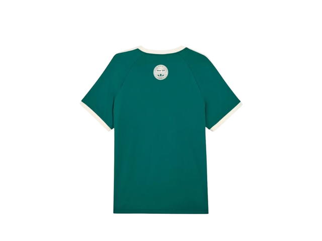 adidas adidas X Oasis Tour 3-Stripes T-shirt Collegiate Green Cream White - view 2