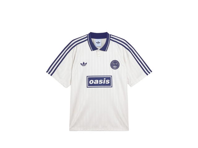 adidas adidas X Oasis Tour Jacquard Jersey Cream White Night Indigo - view 1