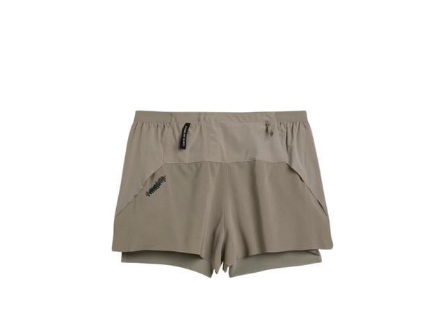 adidas adidas Running x Song For The Mute 2 in 1 Shorts Putty Beige (Women's) - view 2