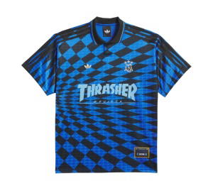 Buy adidas X Thrasher Argentina Jersey Black Blue at Sasom – Authentic and Ready to Ship
