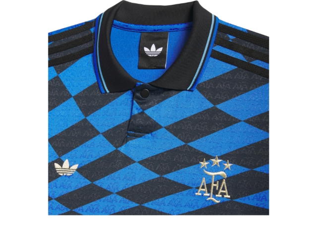 adidas adidas X Thrasher Argentina Jersey Black Blue - view 3