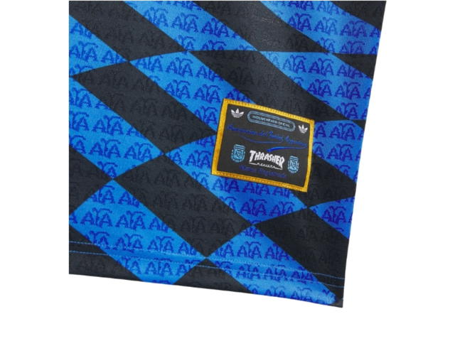 adidas adidas X Thrasher Argentina Jersey Black Blue - view 5