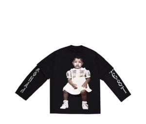 Buy Kanye West Donda 2 Layer L/S T-Shirt Black at Sasom – Authentic and Ready to Ship