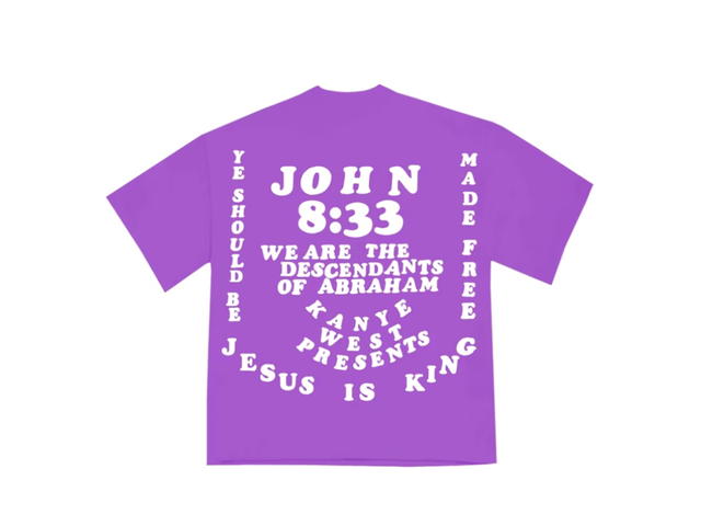 Kanye West Kanye West Cpfm For Jik II T-shirt Purple - view 2