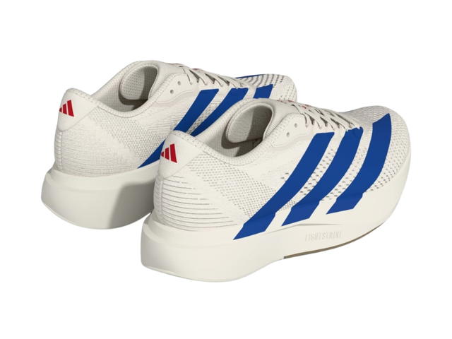 adidas adidas Adizero Pacer Core White Royal Blue Pure Ruby - view 3
